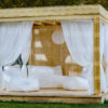 Garden Cube 4×3 with curtains Garden Cube 4×3 with curtains