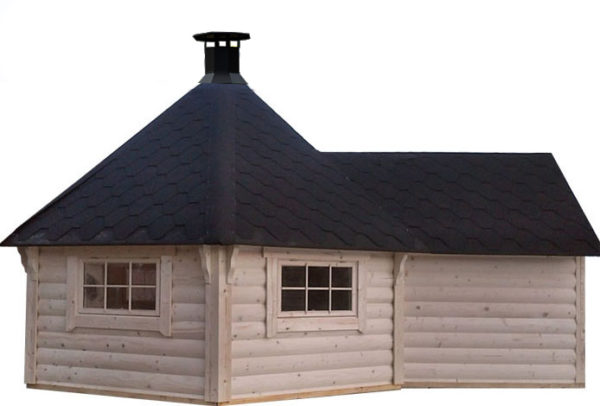 Grill Cabin 9.2 m2 with extension Grill Cabin 9.2 m2 with extension