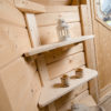 Grill cabin 9.2 inside with shelves Grill cabin 9.2 inside with shelves