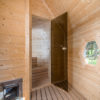 Sauna Cabin 9.2 with changing room inside Sauna Cabin 9.2 with changing room inside
