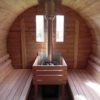 Sauna barrel 2 m Length x 1.9 d Inside Sauna barrel 2 m Length x 1.9 d Inside