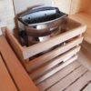 Sauna barrel 2 m Length x 1.9 d Inside with electric heater Sauna barrel 2 m Length x 1.9 d Inside with electric heater