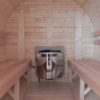 Sauna barrel 2 m Length x 1.9 d Inside with electric heater Sauna barrel 2 m Length x 1.9 d Inside with electric heater