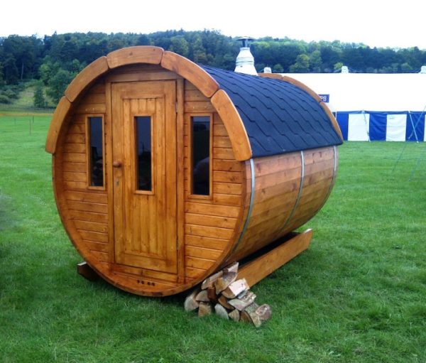 Sauna barrel 2.5 m Length x 1.9 d without terrace Sauna barrel 2.5 m Length x 1.9 d without terrace