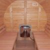 Sauna barrel 3 m Length Inside electric heater Sauna barrel 3 m Length Inside electric heater