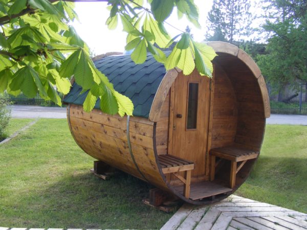 Sauna barrel 3 m Length Sauna barrel 3 m Length
