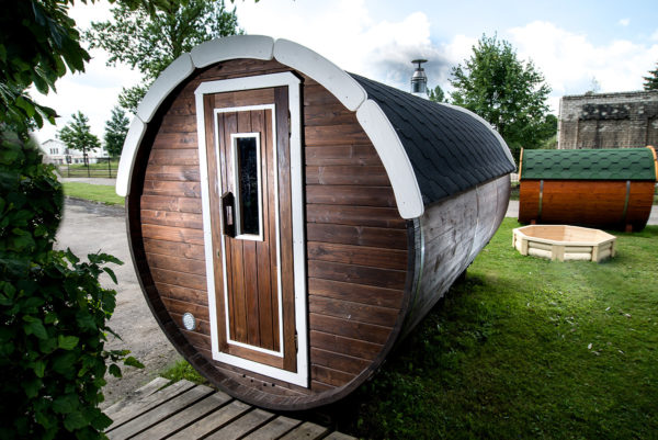 Sauna barrel 4 m Length Sauna barrel 4 m Length