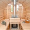 Sauna barrel 4m inside Sauna barrel 4m inside