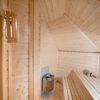 Sauna cabin 9.2 with changing room inside with electric heater Sauna cabin 9.2 with changing room inside with electric heater