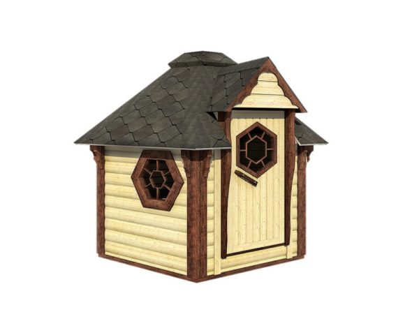 Sauna Cabin 4.5 external view Sauna Cabin 4.5 external view