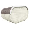 Delight Sauna 2.4 x 4.3 side view Delight Sauna 2.4 x 4.3 side view