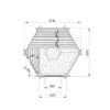 Sauna Cabin 4.5 layout drawing Sauna Cabin 4.5 layout drawing