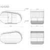 Delight Sauna 2.4 x 4.3 drawings Delight Sauna 2.4 x 4.3 drawings