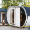 Delight Sauna 2.4 x 4.3 in setting Delight Sauna 2.4 x 4.3 in setting
