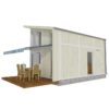 virtual external view of two storey loft house virtual external view of two storey loft house